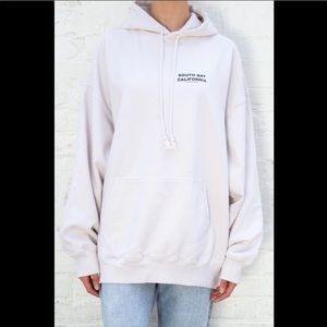 Brandy Melville Siesta Bay Off the Lip hoodie